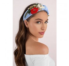 여성 성명을위한 라인 석 머리띠 크리스탈 매듭 터번 헤어 밴드 수제 페르시 수 놓은 꽃 머리 후프 탄성 멋진 와이드 헤어 액세서리 여자 보석 선물