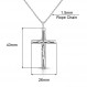 Savlano 925 스털링 실버 십자가 예수 그리스도 크로스 펜던트 실버 로프 목걸이 체인 여성 및 남성용 - 이탈리아산