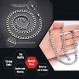 ChainsPro 남성용 견고한 쿠바 체인 목걸이, 4/5/6/9/12/13/15 MM 폭, 14" 18" 20" 22" 24" 26" 28" 30" 길이, 힙합 쿨 스타일, 316L 스테인레스 스틸 /18K 골드 도금/블랙-선물 상자 포함