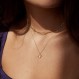 여성용 GDCOIN 목걸이 18K 골드 충전 미니멀리스트 Dainty Chain Beach Everyday Jewelry