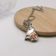 LuxglitterLin 장미 꽃 Urn 목걸이 유골을위한 화장 쥬얼리 여성용 Heart Keepsake Memorial 로켓 쥬얼리
