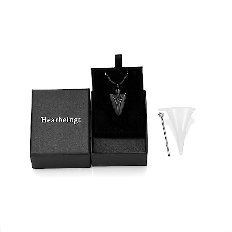 남자를위한 Heartbeingt Urn 목걸이 유골을위한 화살촉 화장 쥬얼리 Memorial Lockets 여성용 펜던트 남성용 메모리 선물