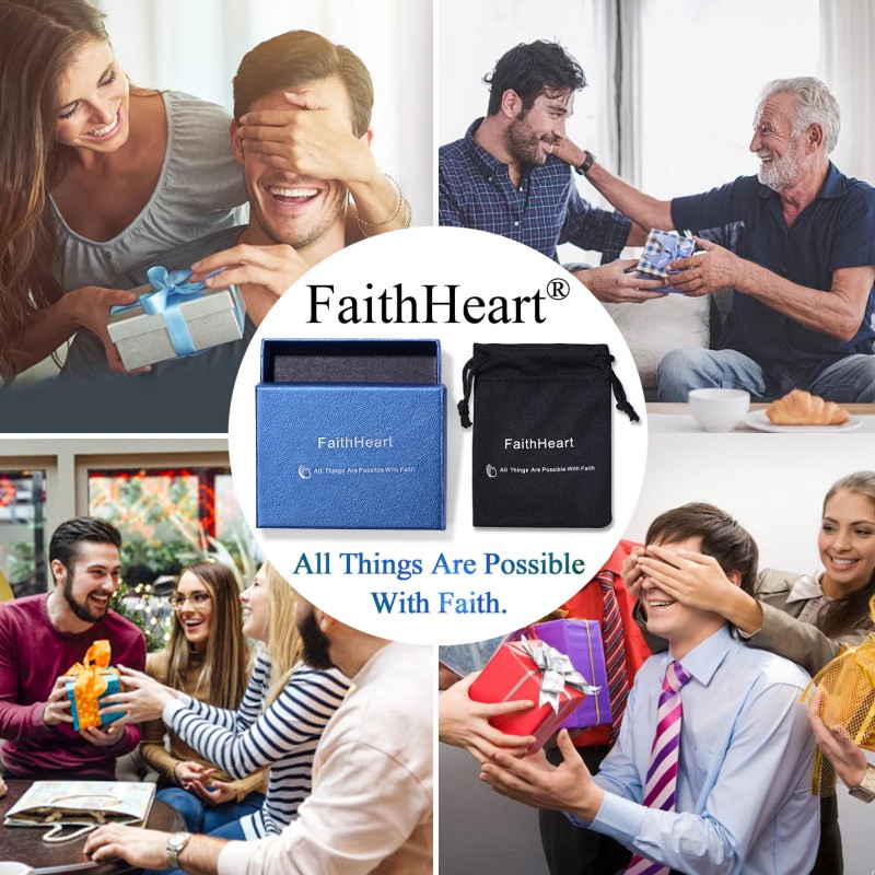 FaithHeart 사탄 목걸이 남성 여성을위한 루시퍼 펜던트의 Sigil은 섬세한 선물 포장으로 맞춤 맞춤화되었습니다.