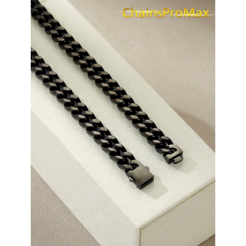 ChainsProMax는 남성 마이애미 쿠바 링크 체인을 조각할 수 있습니다. 폭 5/7/9/12.5MM, 길이 18-30