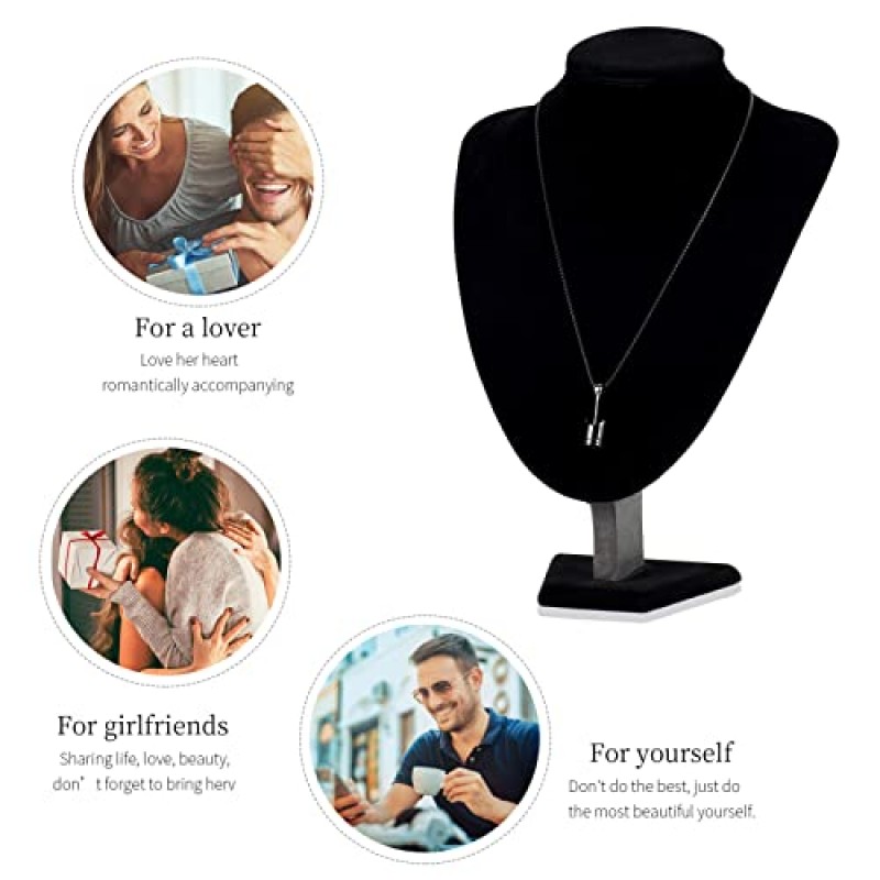 자동차 부품 스테인레스 스틸 피스톤 화장 Urn 목걸이 남성용 Keepsake Memorial Jewelry Hold Ashes