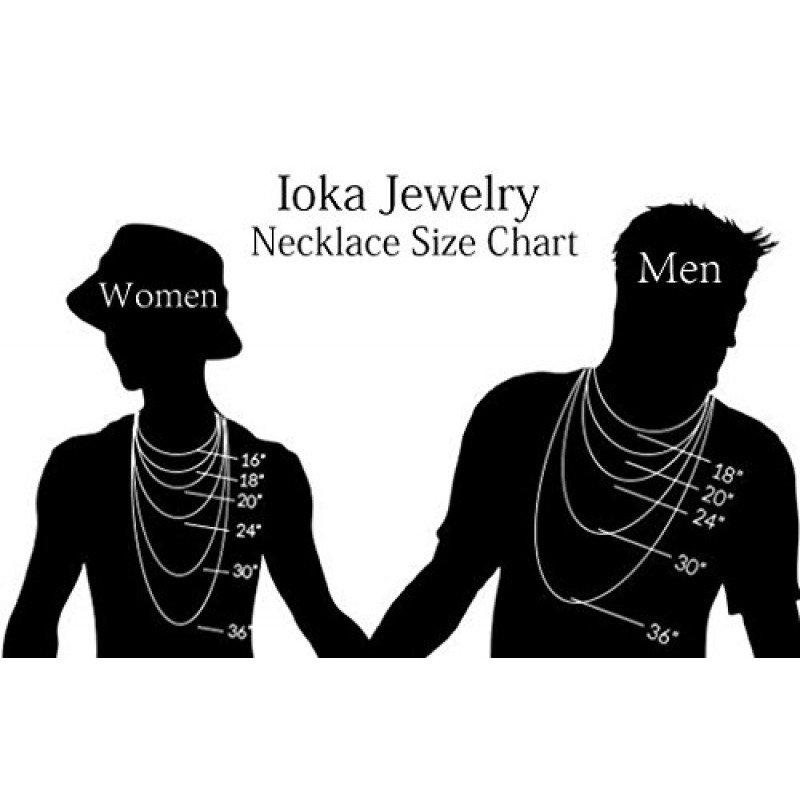 Ioka 14K 골드 양면 스탬프 성모 마리아 과달루페 펜던트, 1.5mm 발렌티노 체인 목걸이