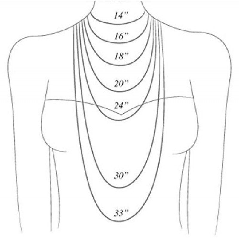 PORI JEWELERS 남여 공용 스털링 실버 4mm 큐빅 지르코니아 테니스 목걸이 16