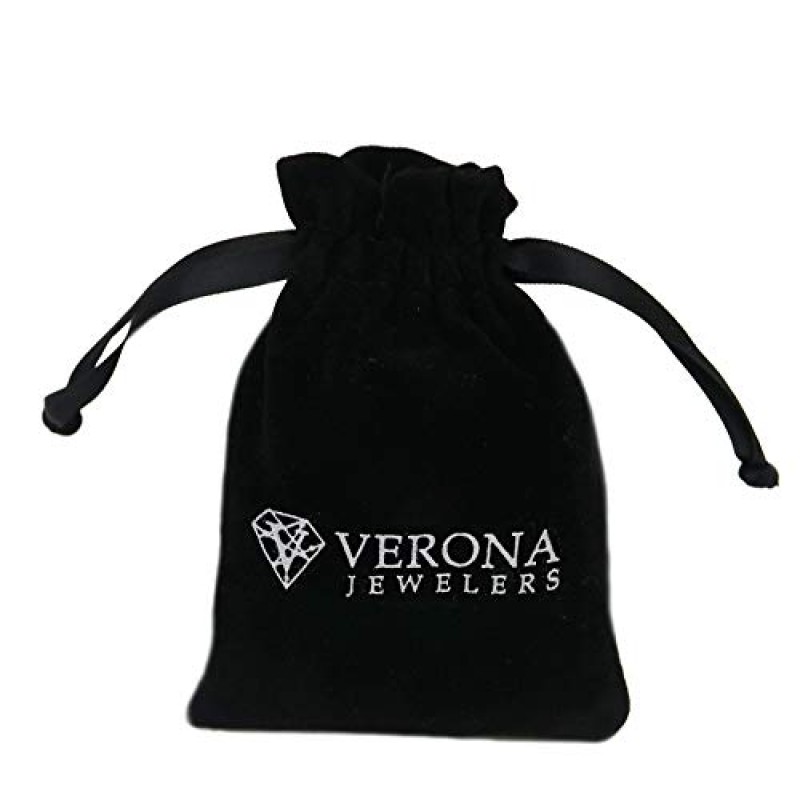 Verona Jewelers 솔리드 925 스털링 실버 피가루치 목걸이, 3MM 4MM 피가로 체인 | 플랫 마리너 목걸이 | 스털링 실버 목걸이, 남성용 및 여성용 스털링 실버 링크 체인 목걸이18-30