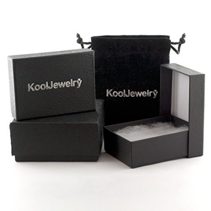 Kooljewelry 남성용 스털링 실버 3.7mm 로프 체인 목걸이