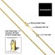 Kooljewelry 남성용 및 여성용 솔리드 14k 옐로우 골드 로프 체인 목걸이(2.1mm, 3.2mm, 4.2mm 또는 6mm)