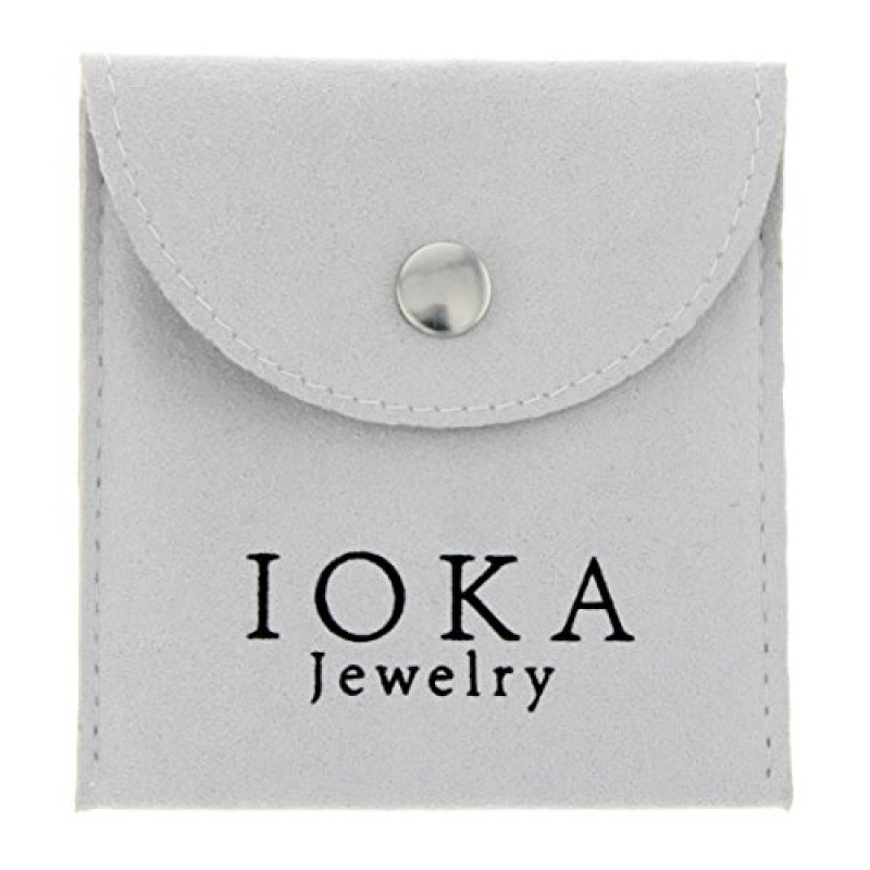 Ioka - 14K 골드 수호 천사 펜던트 목걸이 또는 체인용 종교 작은 천사 참