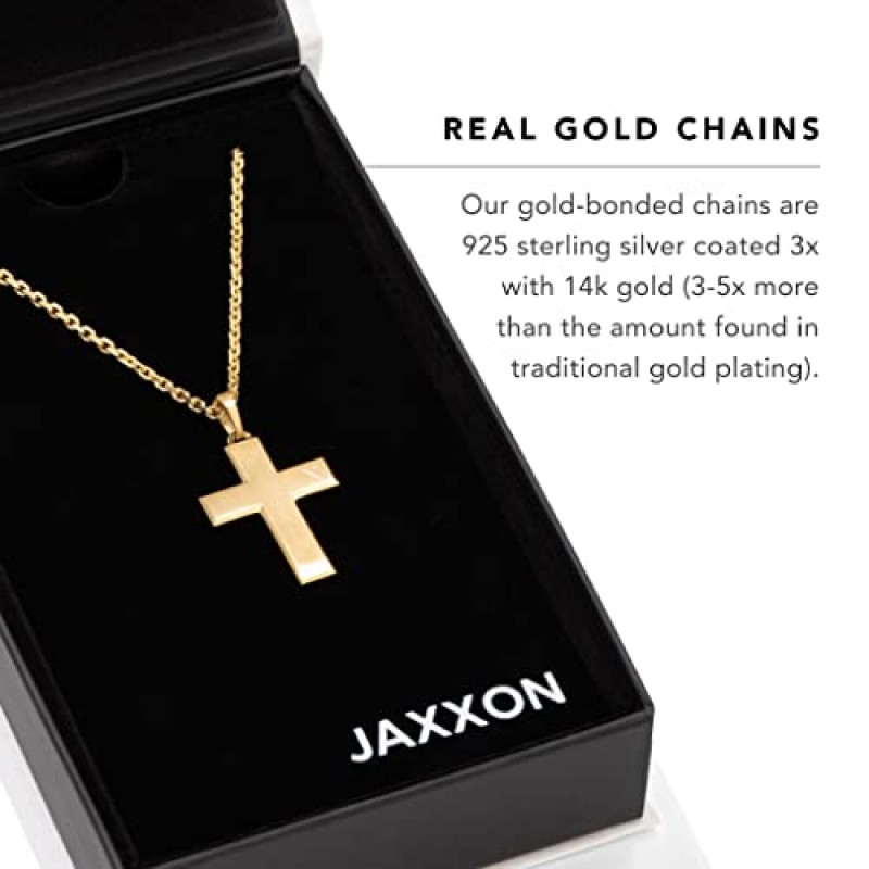 Jaxxon 모자이크 크로스 펜던트 목걸이
