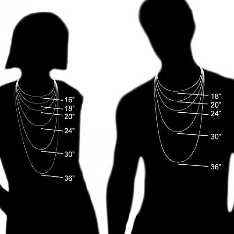 블랙 보우 주얼리 1.4mm 로듐 도금 스털링 실버 솔리드 박스 체인 목걸이