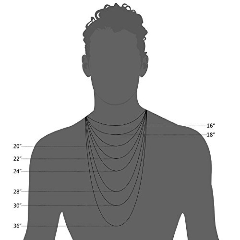 Kooljewelry 솔리드 14k 옐로우 골드 충전 6mm 피가로 체인 목걸이(18, 20, 22, 24 또는 30인치)