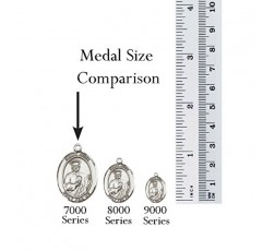 스털링 실버 세인트 루크 사도 펜던트, 24