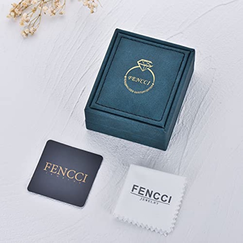 여성용 FENCCI 14K 리얼 골드 체인, 0.8mm-1.0mm 얇은 체인 목걸이 심플 미니멀리스트 내구성 강한 체인 목걸이(폭스 테일/비드/박스/쿠반/롤로/스네이크 체인)
