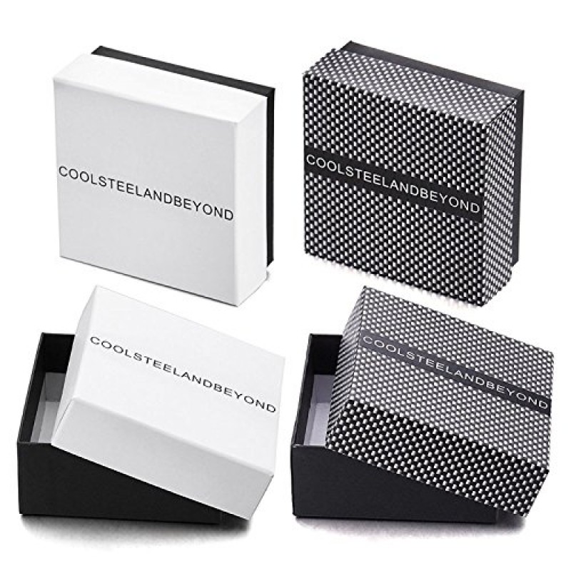 COOLSTEELANDBEYOND 3열 인피니티 러브 넘버 8 우정 땋은 가죽 팔찌 팔찌 팔찌