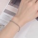 H&Beautimer 솔리드 ​​925 스털링 실버 - 클래식 남성용 3MM 박스 체인 팔찌 - 오리지널 실버 파티 주얼리 팔찌 6.3-6.7-7-7.5-8-8.5-9' - 이탈리아 수제