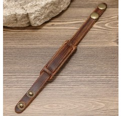 다층 랩 가죽 팔찌 심장 마그네틱 걸쇠와 현대 Boho 팔찌 커프 라인 석 가죽 팔찌 여성을위한