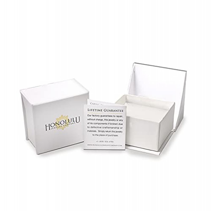 Honolulu Jewelry Company 솔리드 스털링 실버 4mm 6mm 7mm 또는 7.5mm 피가로 링크 체인 목걸이 또는 남성용 팔찌 이탈리아산 랍스터 걸쇠, 7.5