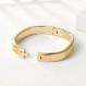 남성용 Jinbaoying Wistic 커프 팔찌 스테인레스 스틸 금속 및 스프링 걸쇠 골드 실버 블랙 도금 Chunky Cuff Bangle Jewelry Gift