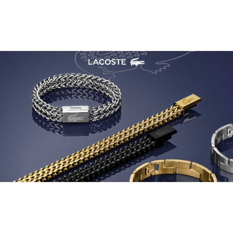 Lacoste Catena 남성용 링크 팔찌