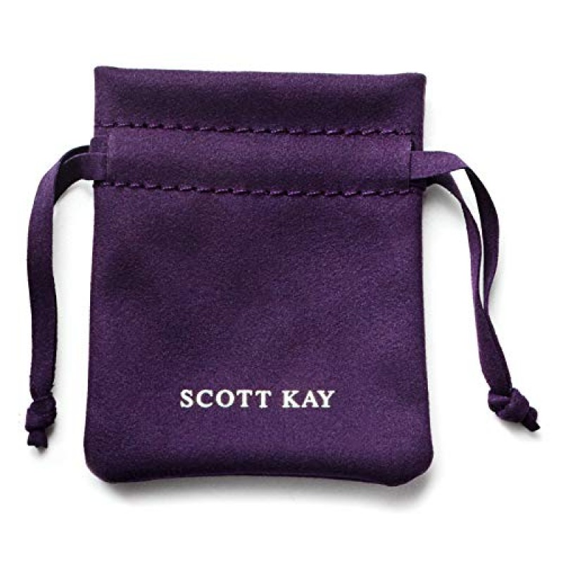 Scott Kay 남성용 블랙 오닉스 & 레드 쉘 진주 팔찌, 8.5 인치