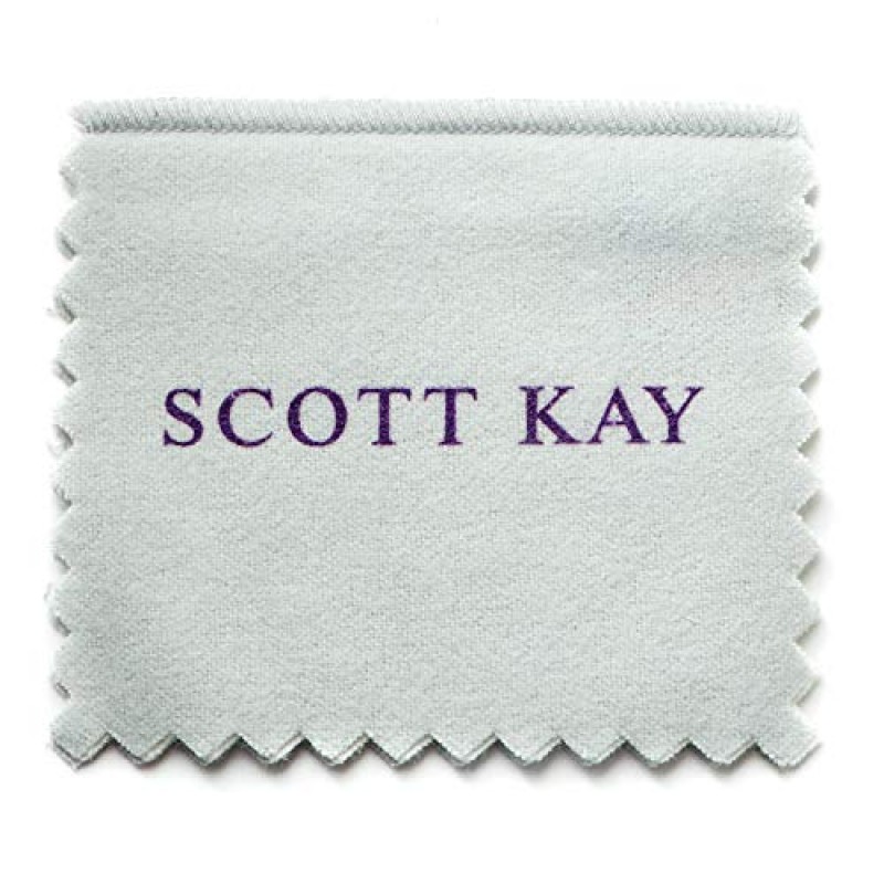 Scott Kay 남성용 블랙 오닉스 & 레드 쉘 진주 팔찌, 8.5 인치