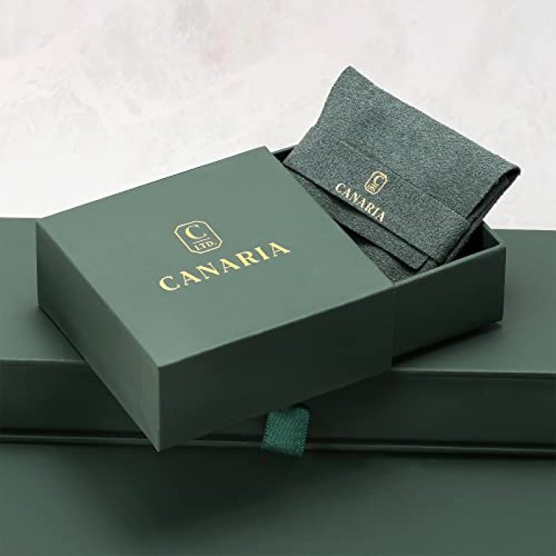 카나리아 남성용 4mm ​​10kt 옐로우 골드 로프 체인 팔찌. 8인치