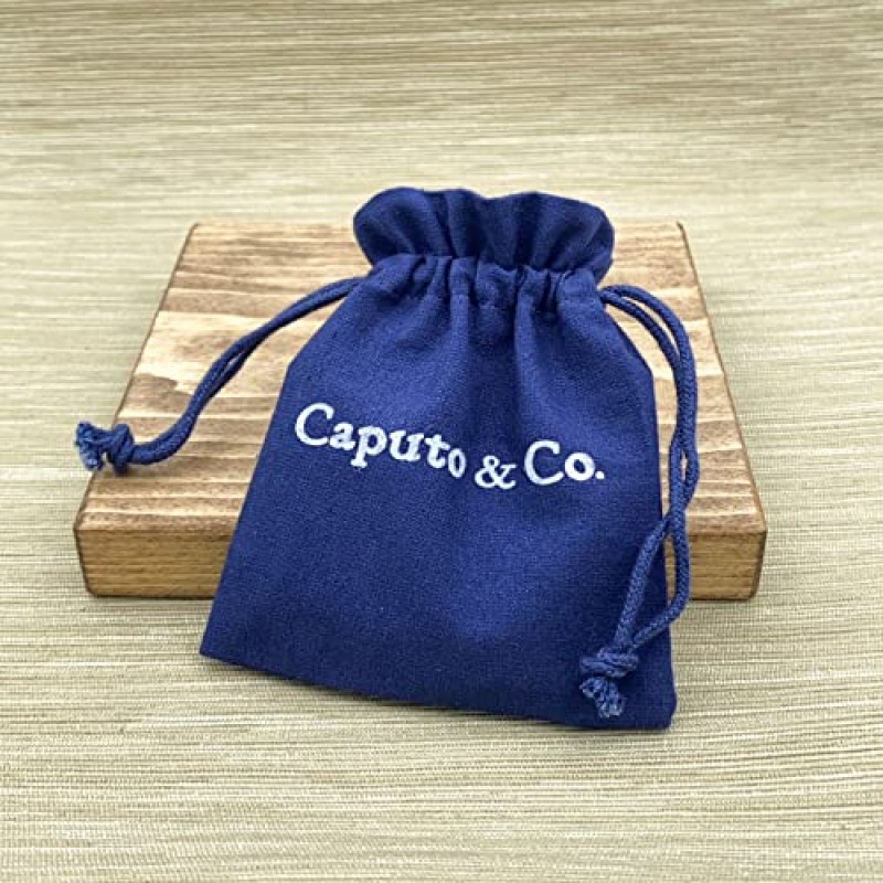 Caputo & Co. 남성 젬스톤 비즈 콤비네이션 어번던스 스트레치 팔찌 - 레드/블랙