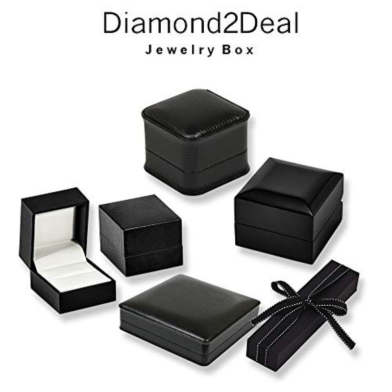Diamond2Deal 14K 옐로우 골드 폴리시드 팬시 링크 남성용 남성용 팔찌(L- 9