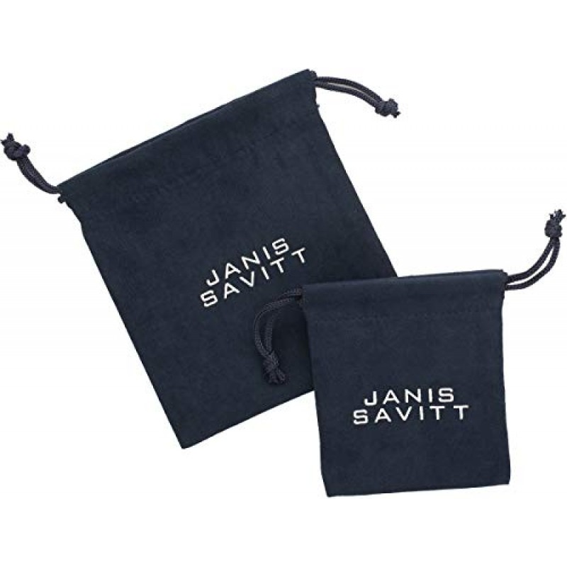 JANIS BY JANIS SAVITT 고광택 더블 코브라™ 팔찌, 1/4인치 인터로킹 스트레치 밴드
