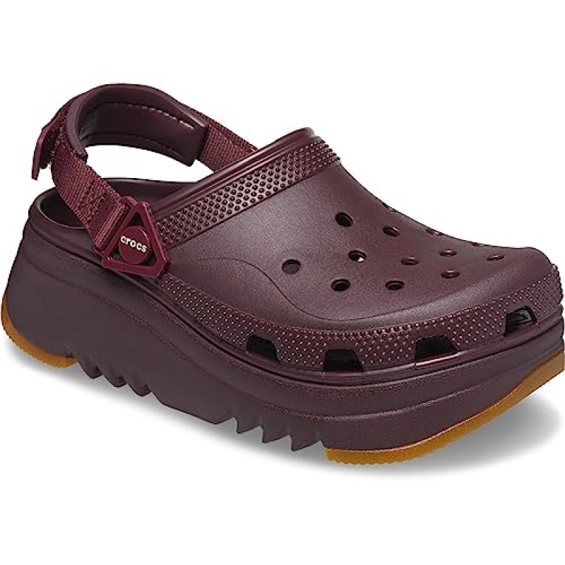 Crocs 남녀공용 클래식 하이커 Xscape Clog 신발 여성용 & 남성용 – 물갈퀴 백스트랩 – 천공 – 여성용 & 남성용 고무 힐 신발 – 물갈퀴 백스트랩 – 천공 – 고무 힐