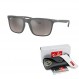 Ray-Ban RB4385 남성용 직사각형 선글라스 + 디자이너 iWear 무료 안경 키트 포함 번들