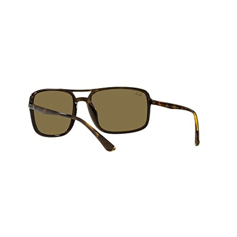 Ray-Ban Rb4375 직사각형 선글라스