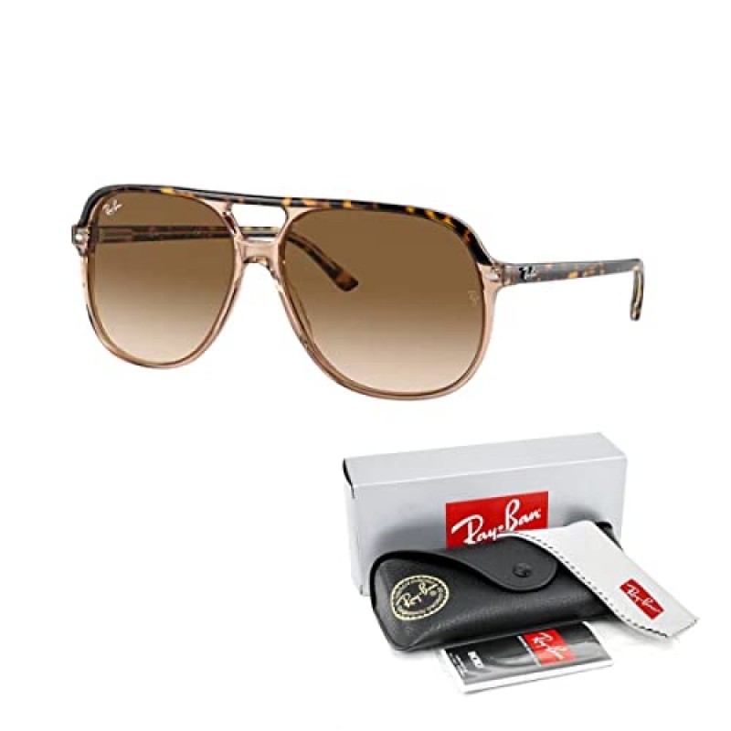 Ray-Ban Bill RB2198 남성용 여성용 스퀘어 선글라스 + 디자이너 iWear 무료 안경 키트 포함 번들