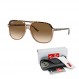 Ray-Ban Bill RB2198 남성용 여성용 스퀘어 선글라스 + 디자이너 iWear 무료 안경 키트 포함 번들