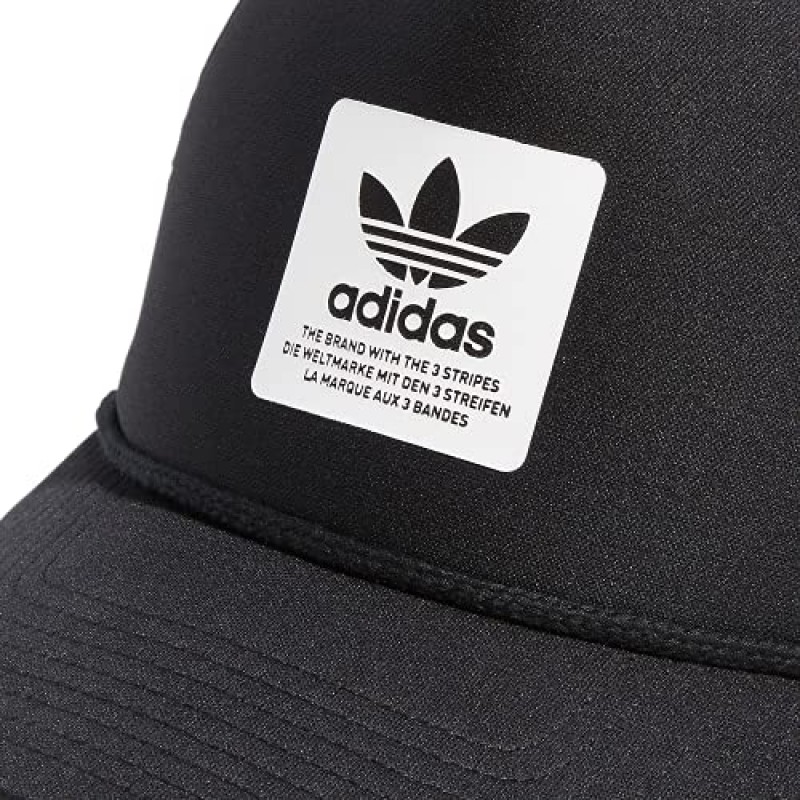 adidas Originals Dispatch Trucker 5패널 하이 크라운 메쉬백 조절 가능한 스트랩백 캡