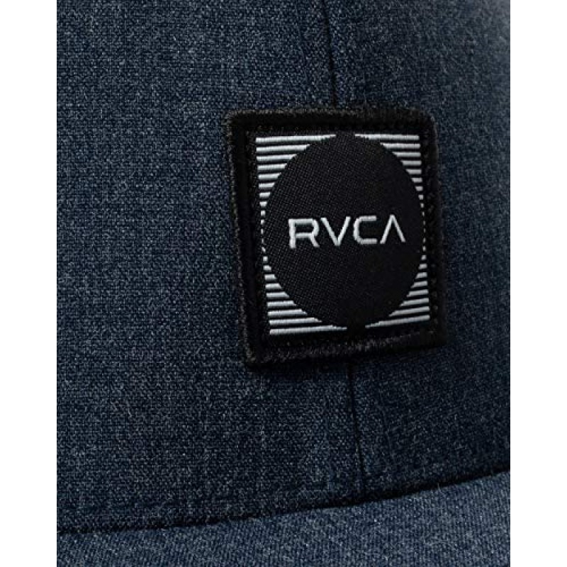 RVCA 남성용 플렉스핏 커브드 브림 핏 모자