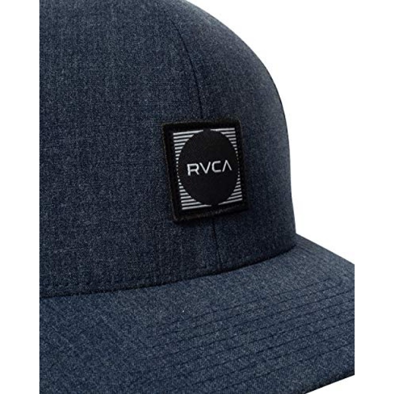 RVCA 남성용 플렉스핏 커브드 브림 핏 모자