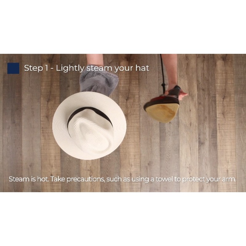 CARKELLA by Wallaroo – 남성용 페어웨이 페도라 – UPF 50+ 자외선 차단, 포장 가능 및 조절 가능한 크기 – 클래식 리조트 스타일