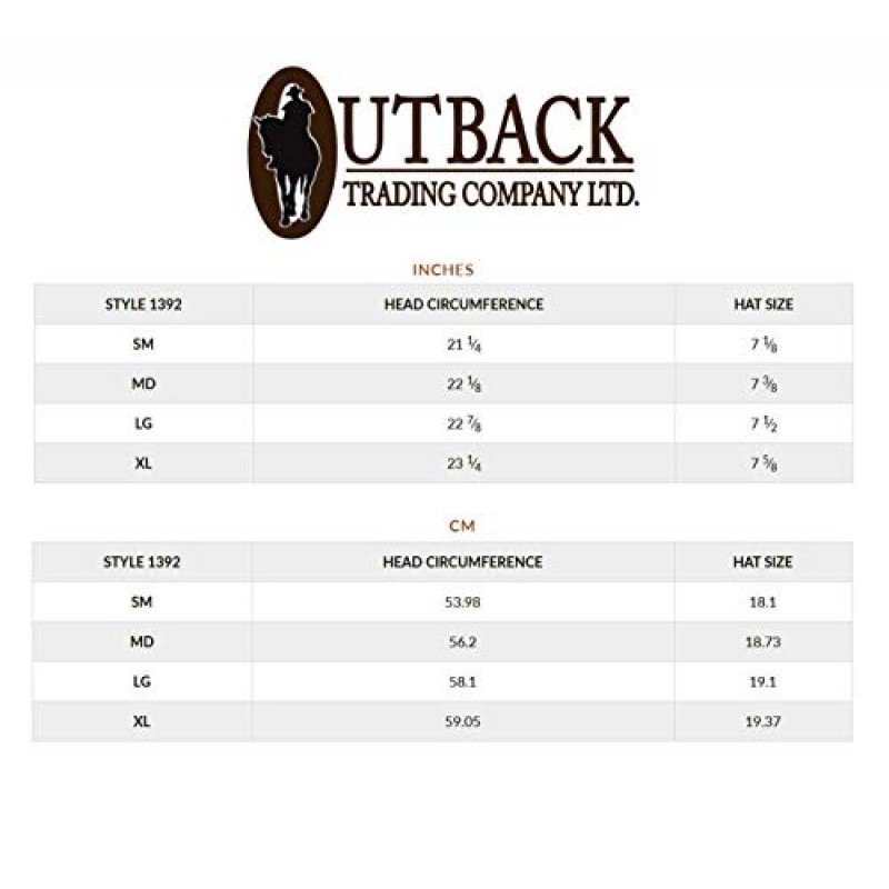 Outback Trading Company 남성 1392 Broken Hill UPF 50 방수 분쇄 가능 호주 양모 웨스턴 카우보이 모자