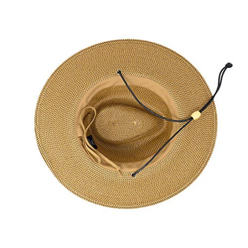 Wallaroo Hat Company 남성용 로건 페도라 – UPF 50+ 자외선 차단, 넓은 챙, 수납 가능, 턱끈 및 조절 가능한 크기