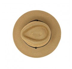 Wallaroo Hat Company 남성용 로건 페도라 – UPF 50+ 자외선 차단, 넓은 챙, 수납 가능, 턱끈 및 조절 가능한 크기