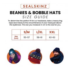 SEALSKINZ Heacham 방수 추운 날씨 아이콘 보블 모자
