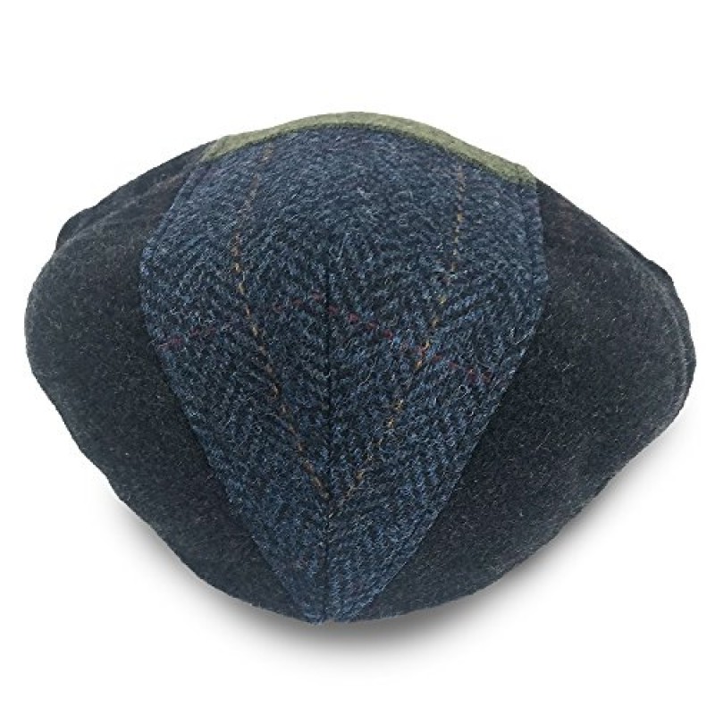 Mucros Weavers 아일랜드 트리니티 패치 캡, 남성용 아일랜드 모자, 울 뉴스보이 캡, 플랫 울 모자