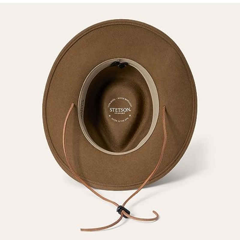 Stetson 남성용 산타페 크러셔블 울 모자