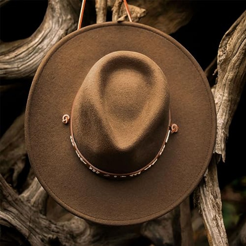 Stetson 남성용 산타페 크러셔블 울 모자
