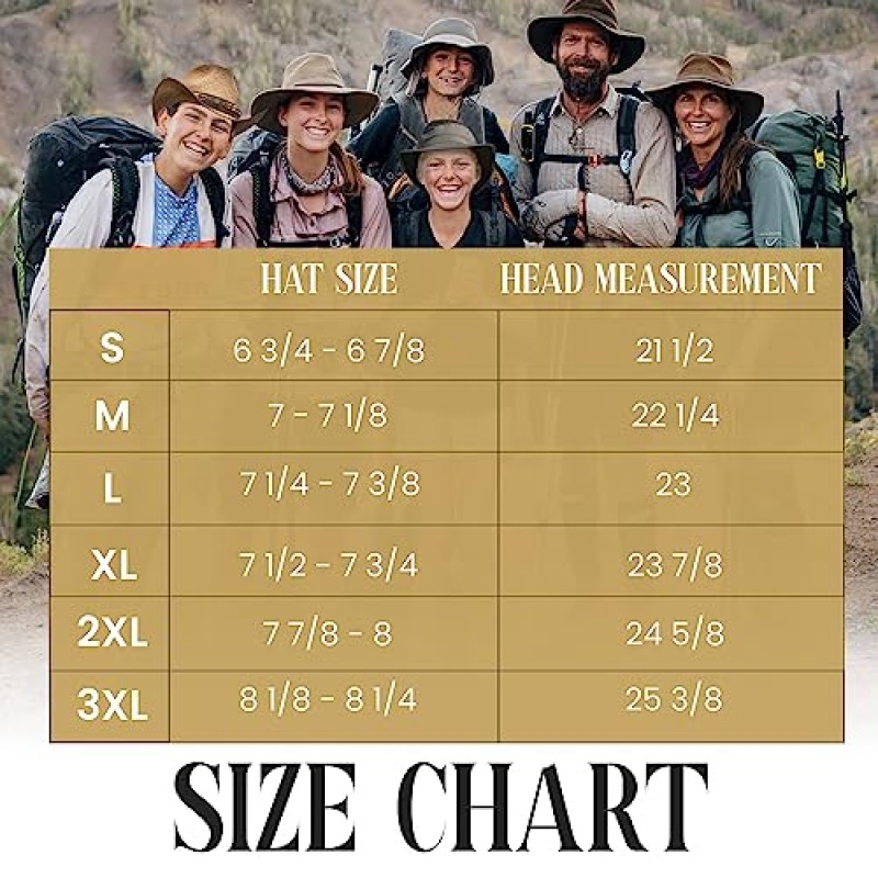 Henschel Aussie 메쉬 브리저 모자 - 야외 활동을 위한 휴대형 자외선 차단. 하이킹, 낚시, 캠핑에 이상적입니다.
