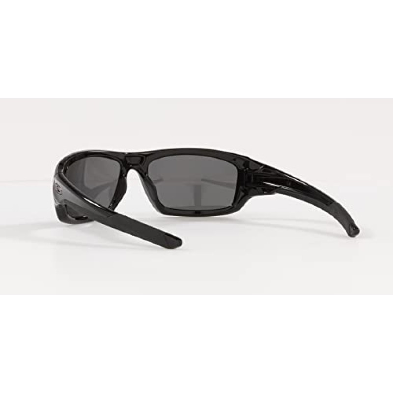 Oakley 남성 OO9236 밸브 직사각형 선글라스, 블랙/그레이 블랙 이리듐 편광, 60mm